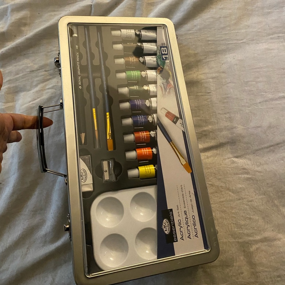 Kids toy acrylic pain set